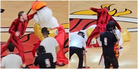 Mascot suffered a punch from Conor